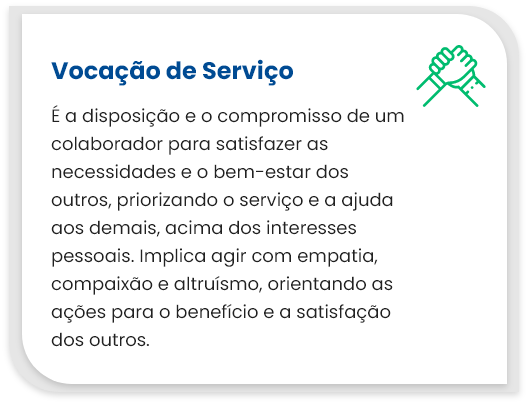 Vocacion de servicio - Portugués Vocacion de servicio - Portugués